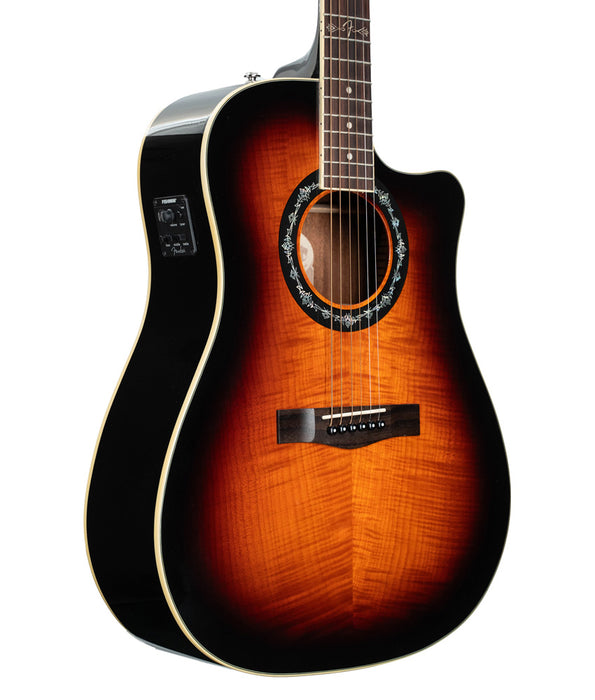 Pre-Owned Fender T-Bucket 300CE 3TS Dreadnought Acoustic- Electric Guitar | Used