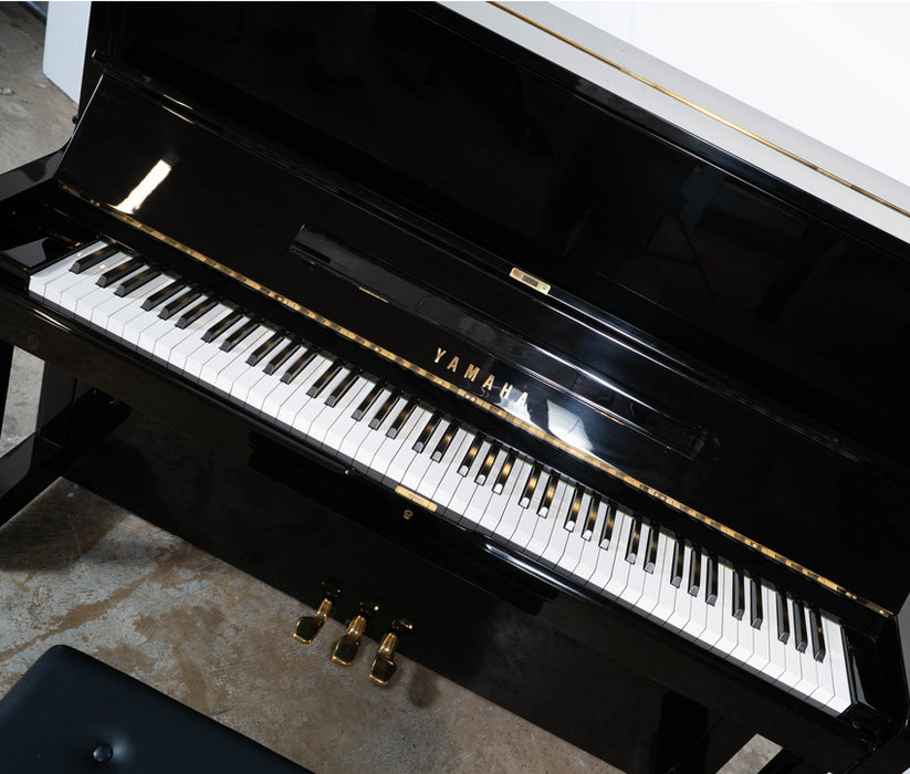 Yamaha U1 Upright Piano (1975) | Polished Ebony | 48" | Restored