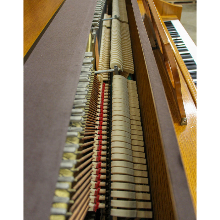 Wurlitzer Console Piano | Oak Finish