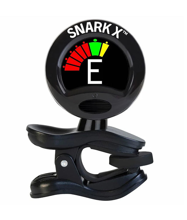 Snark X Clip-On Chromatic Tuner for Guitar, Bass, and Violin - Black