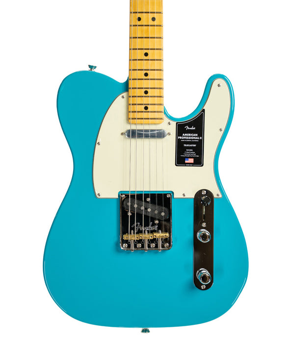 Fender American Professional II Telecaster, Maple Fingerboard - Miami Blue