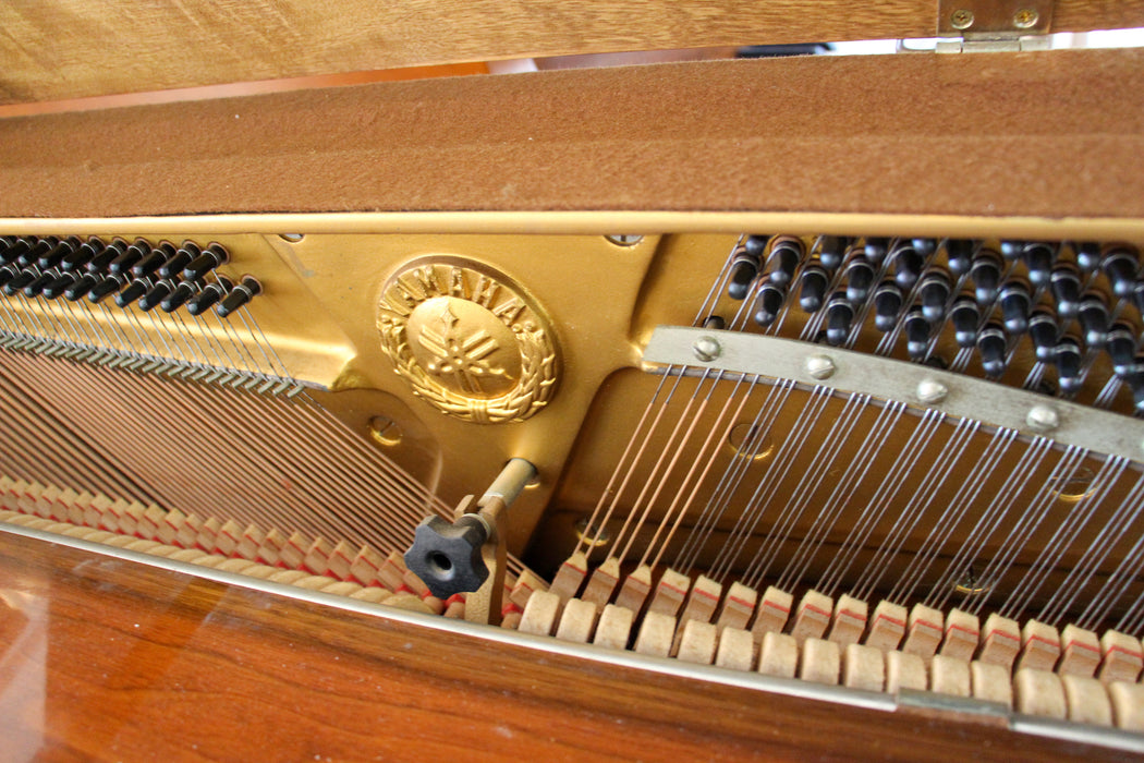 Yamaha Tiger Striped Spinet Piano
