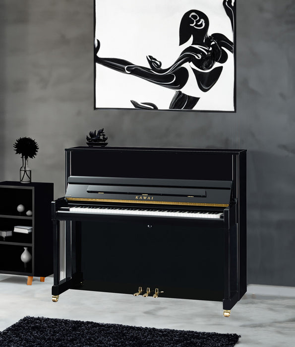 Kawai K-300 Upright Piano | Ebony Polish | 48” | New