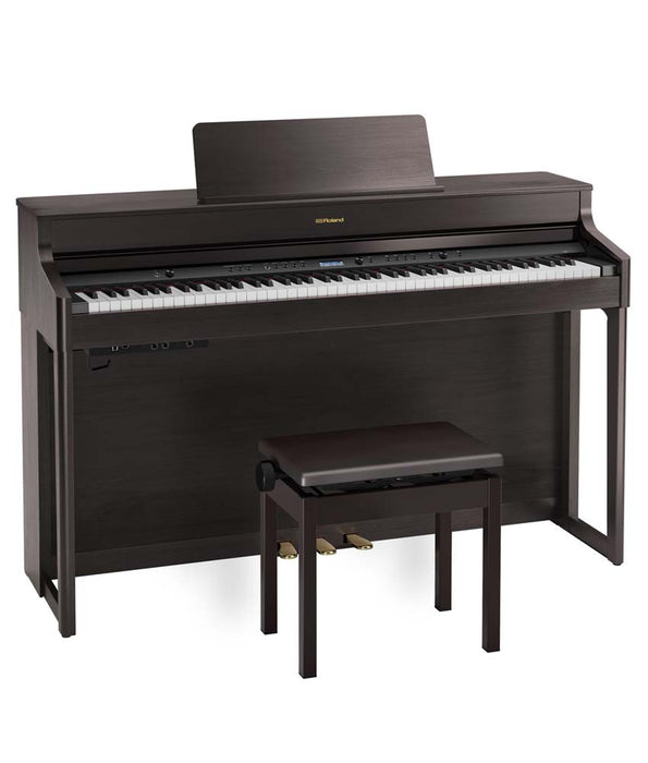 Roland HP702 Digital Piano Kit w/ Stand and Bench - Dark Rosewoood | New