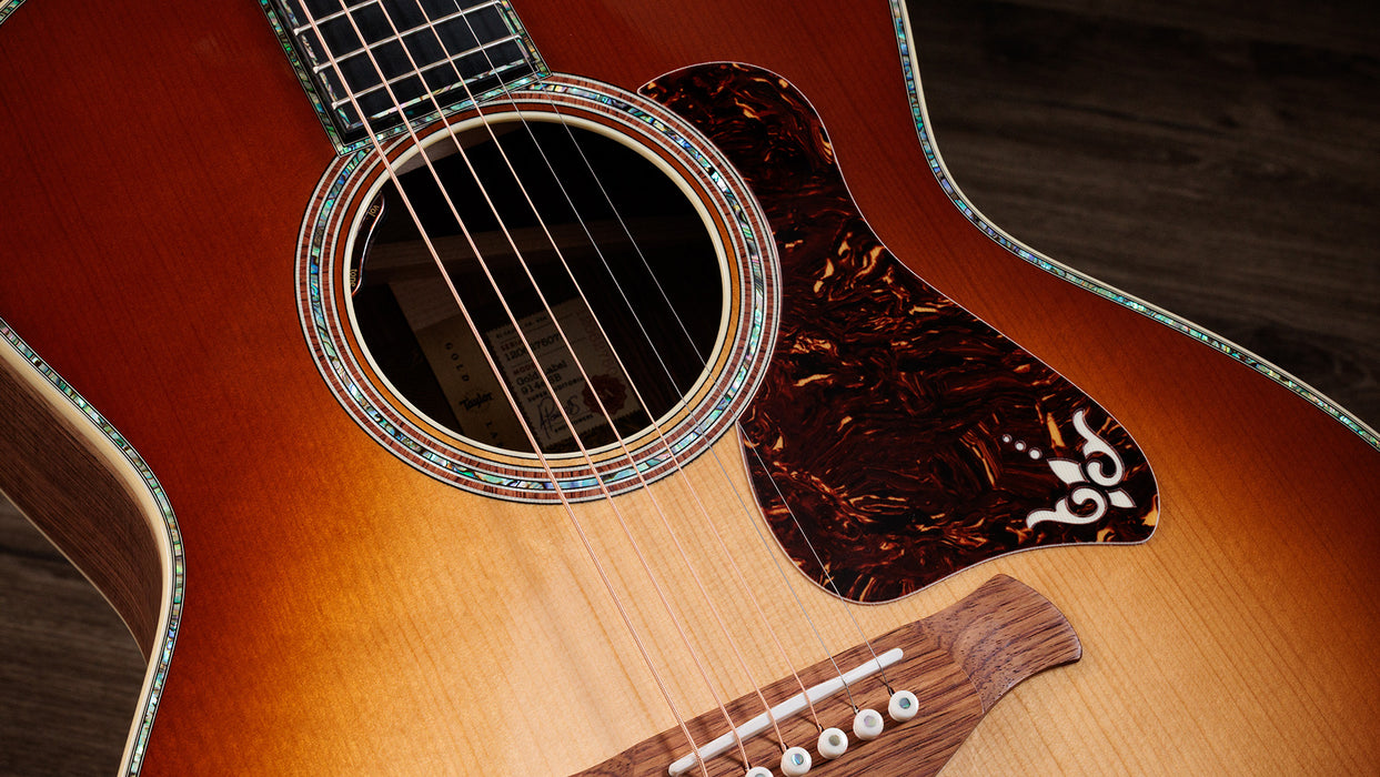 Taylor Gold Label 914e Super Auditorium Acoustic-electric Guitar - Adirondack/Honduran Rosewood, Sunburst