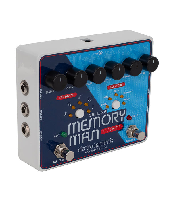 memory man guitar pedal Electro-Harmonix Deluxe Memory Man Tap-Tempo Delay 1100-TT