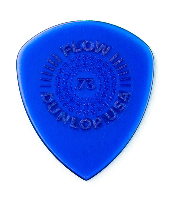 Dunlop 549P073 Flow Standard Grip Guitar Picks - .73mm 6-pack