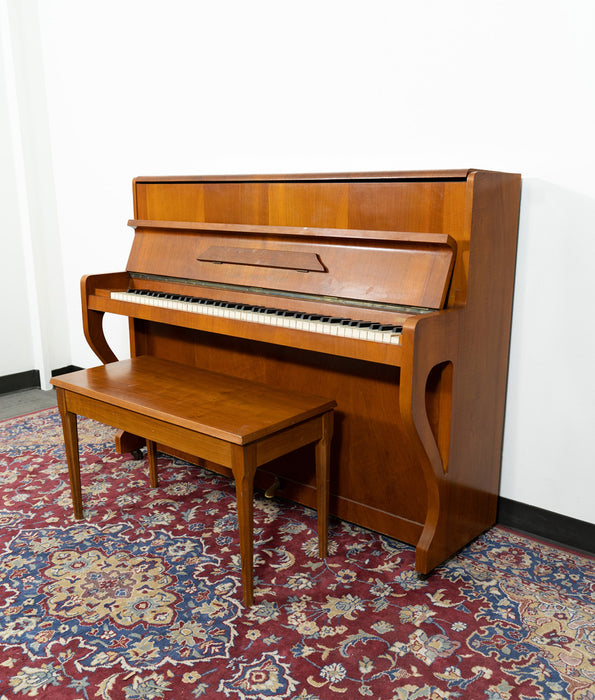 Zimmerman 43″ GZS Upright Piano| Oak | SN: 175588 | Used