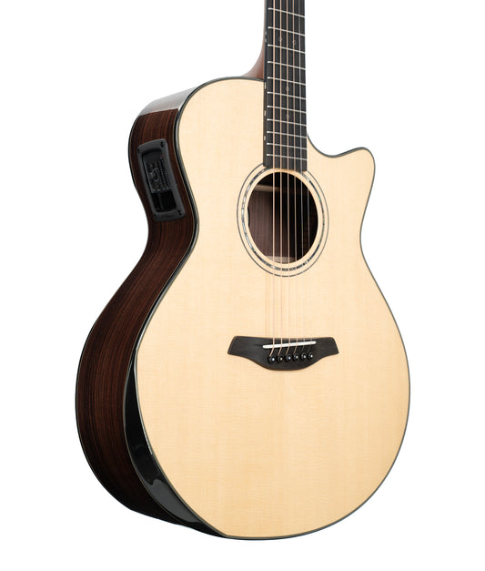 Furch Yellow Deluxe Gc-SRa Grand Auditorium Spruce/Rosewood Acoustic-Electric with Baggs Stage Pro Element