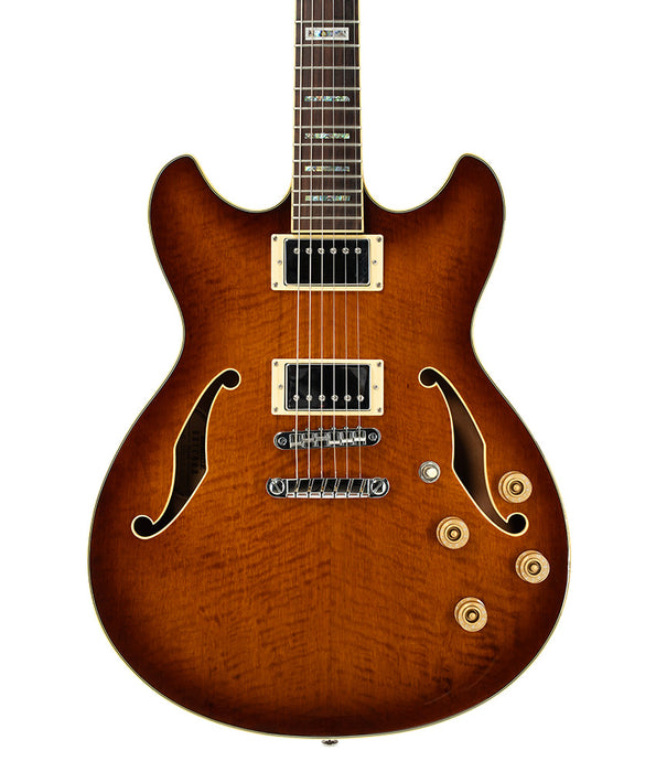 Pre-Owned Ibanez Artcore AS83 Semi-Hollow Electric Guitar - Violin Sunburst