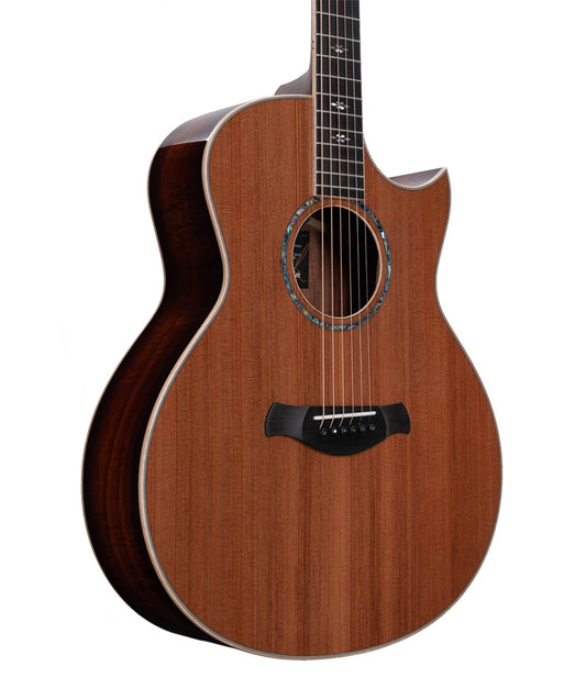 Taylor Custom Gold Label Super Auditorium Acoustic Guitar - Sinker Redwood/Hawaiian Koa | New