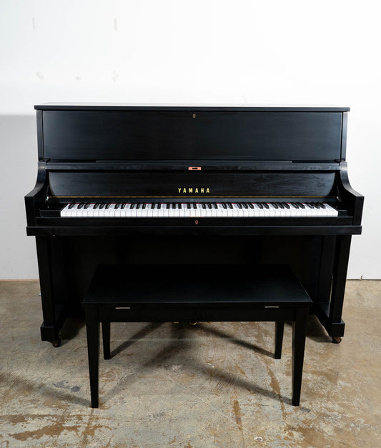 Yamaha P22 Upright Piano | Satin Ebony | Serial No. J34366945 | Used
