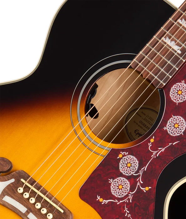 Epiphone J-200 Studio Acoustic- Electric Guitar - Vintage Sunburst | New