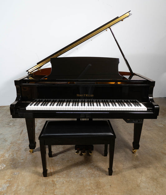 Henry F Miller HMG-058S Player Grand Piano | Polished Ebony | 4'11" | Used