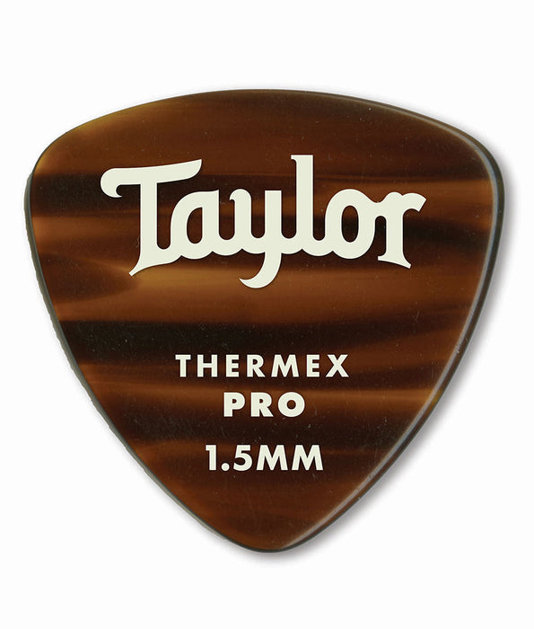 Taylor Premium Darktone 346 Thermex Pro Picks 1.5mm 6-Pack - Tortoise Shell