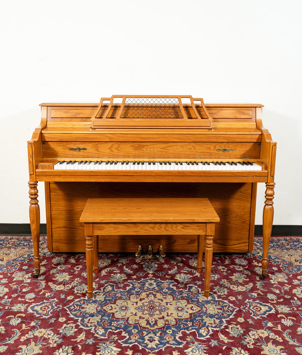 Kawai 602-M Upright Piano | Satin Oak | SN: A47722 | Used