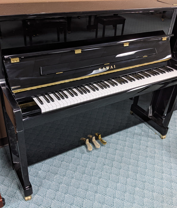 UTSA 2023 Kawai K300 Upright Piano | 48"| Polished Ebony | Used