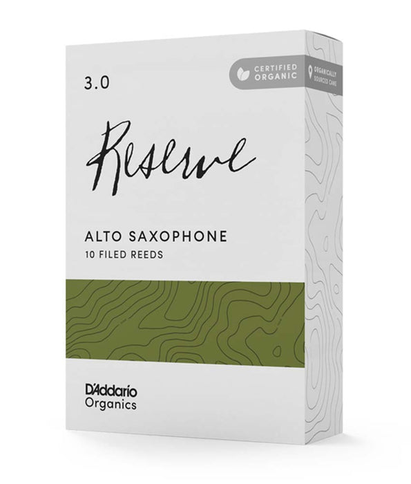D'Addario Reserve 3.0 Alto Saxophone Reeds - Box of 10