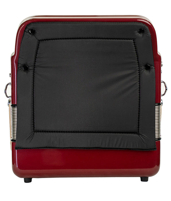 Pre-Owned Hohner Anacleto Norteno Two Tone Compact FBE/EAD Accordion - Red | Used