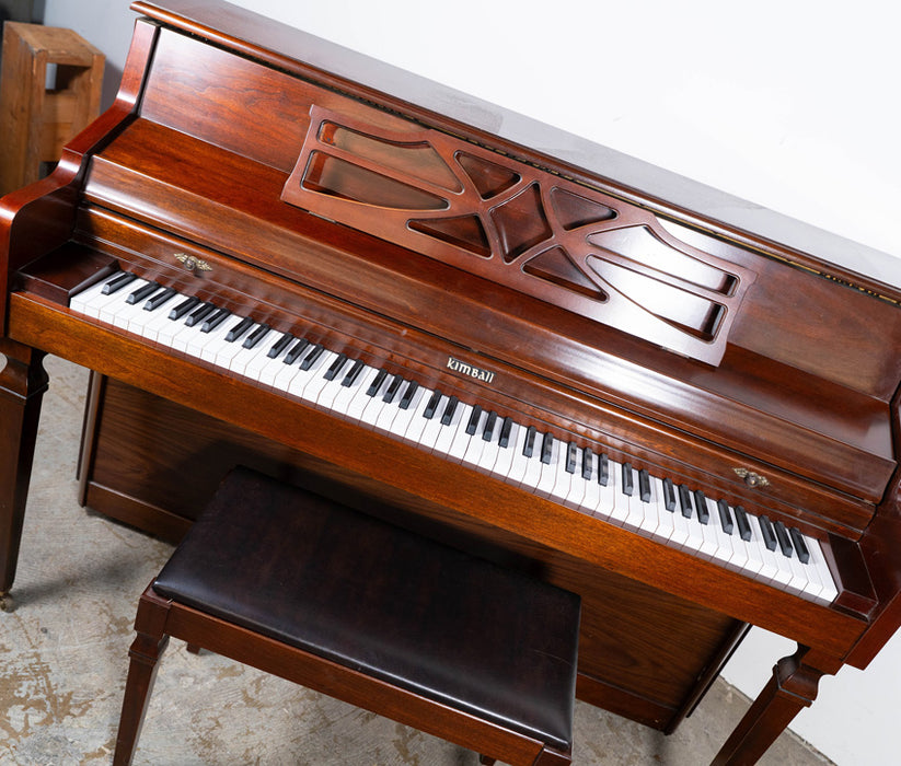 Kimball 406P Upright Piano | Mahogany | Serial No. T95078 | Used