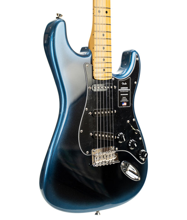 Pre-Owned Fender American Professional II Stratocaster, Maple Fingerboard, Dark Night