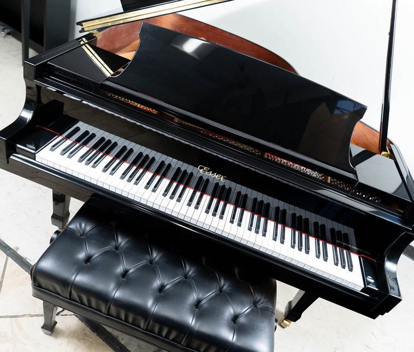 Essex EGP-155 Grand Piano with QRS Player | Polished Ebony Player Piano | 5'2" | Used