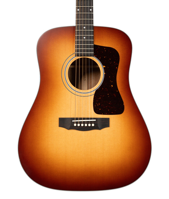 Pre Owned Guild D-40 Standard Spruce/Mahogany Dreadnought Acoustic Guitar w/ Case - Pacific Sunset Burst | Used