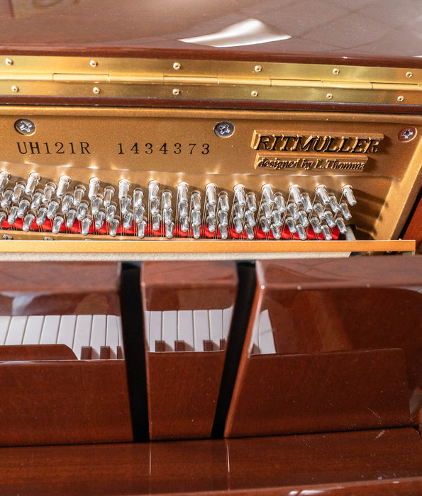 Rittmuller UH121R 48" Upright Piano | Mahogany | Serial No. 1434373 | Used