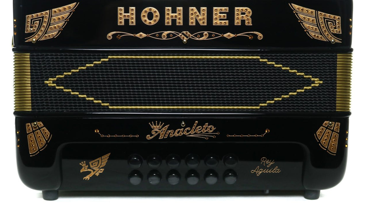 Hohner Anacleto Rey Aguila TT 5S FBbEb/GCF Accordion Black