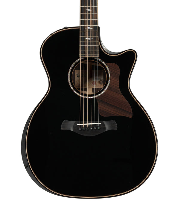Taylor 814ce Builder's Edition Spruce/Rosewood Acoustic-Electric Guitar - Blacktop
