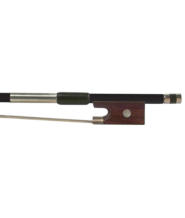 Anton Breton AB-110BK Brazilwood Student Violin Bow - 4/4 Size - Black