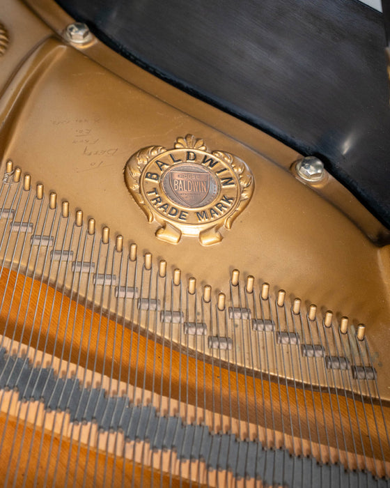 1958 Baldwin Model M Grand Piano in Satin Ebony | Serial No. 138886 | Used