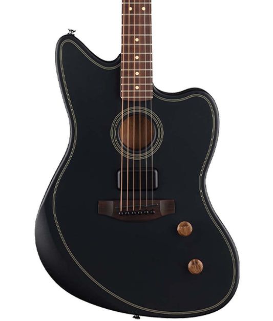 Fender Acoustasonic Standard Jazzmaster Electric Guitar - Black | USED