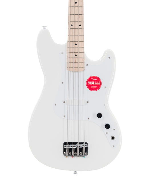 Squier Sonic Bronco Electric Bass Guitar - Arctic White | New