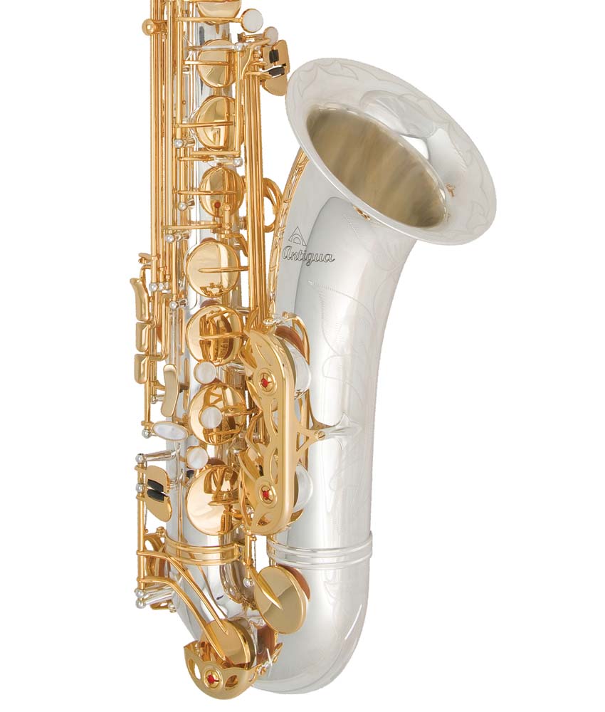 Antigua Winds TS4240 PowerBell Bb Pro Tenor Saxophone- Silver