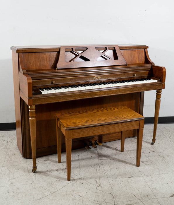 Wurlitzer Upright Piano (1981) in Satin Walnut | Model 1740 | Serial No. 1648510 | Used