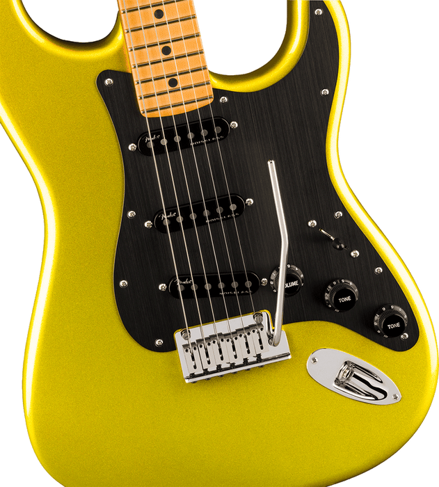 Fender American Ultra II Stratocaster Electric Guitar - Maple Fingerboard, Solar Flare | New