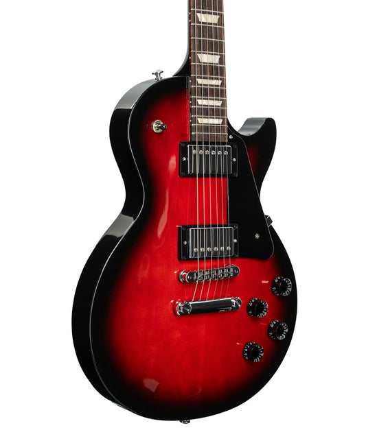 Pre-Owned Gibson Les Paul Studio T Electric Guitar (2021) - Black Cherry Burst | Used
