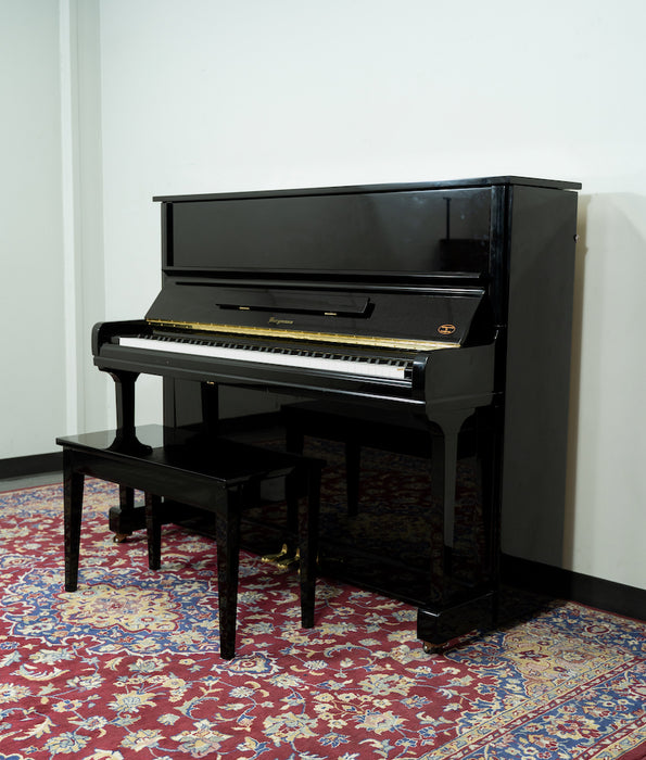 Bergmann BT121 Upright Piano | Ebony | SN: T00148964 | Used