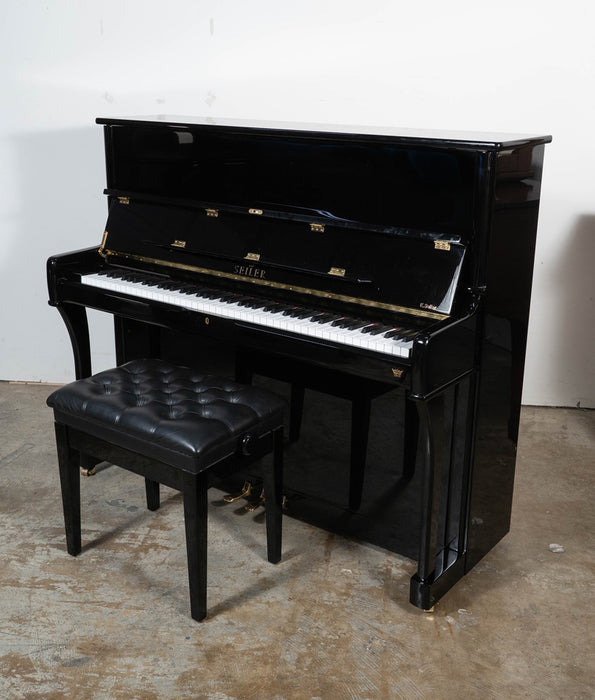Eduard Seiler ED-126 Upright Piano | Polished Ebony | Used