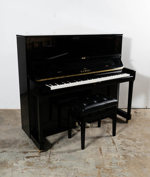 Kawai K-500 Upright Piano (2022) | Ebony Polish | Used