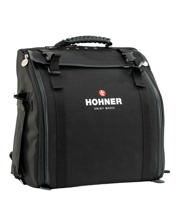 Hohner Corona III B/Eb/Ab Accordion- Red | New