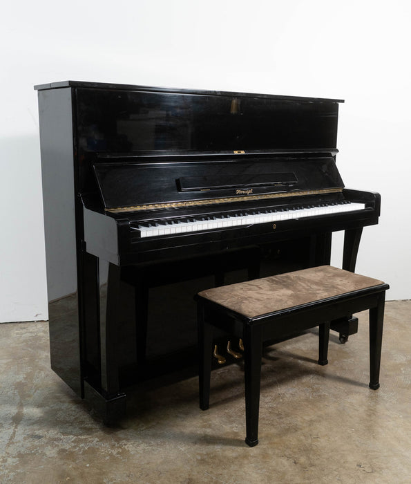 Horugel WG-6 Upright Piano | Polished Ebony | Serial no. T81127 | Used