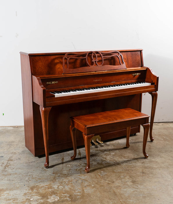 Yamaha M500 Upright Piano (1998) | Satin Dark Cherry | Used