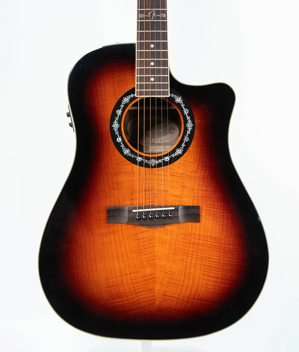 Pre-Owned Fender T-Bucket 300CE 3TS Dreadnought Acoustic- Electric Guitar | Used