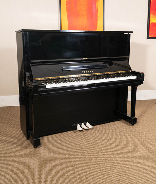 Yamaha U3H Upright Piano | Polished Ebony | 52" | Used