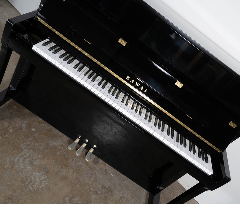 Kawai K-300 Upright Piano (2025) | Polished Ebony | 48” | Serial No. 2802945 | Used