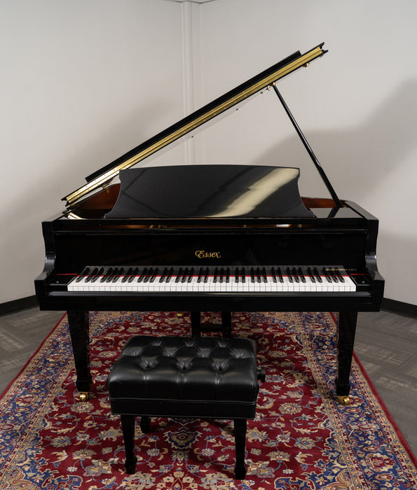 Essex 5'8" EGP-173 Grand Piano w/ QRS Player System | Polished Ebony | SN: E107678