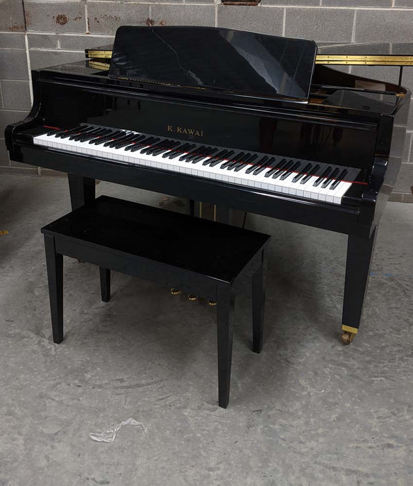 1997 Kawai 4'9" GM1 Grand Piano | Polished Ebony | SN: 2294917