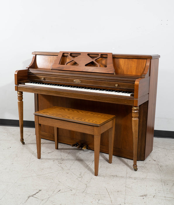 Wurlitzer Upright Piano (1981) in Satin Walnut | Model 1740 | Serial No. 1648510 | Used